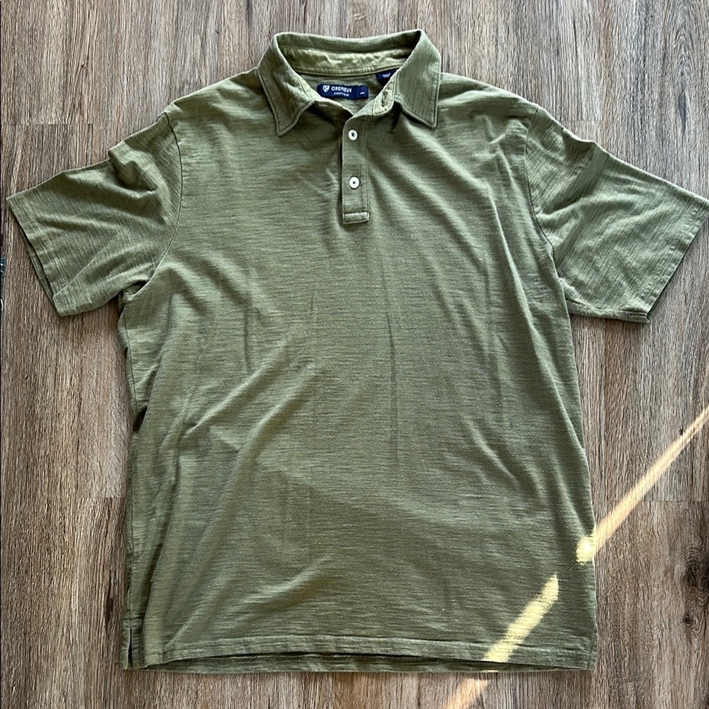 **VERY NICE** Daniel Cremieux Men’s Short Sleeve Casual Polo Shirt—LARGE—Olive